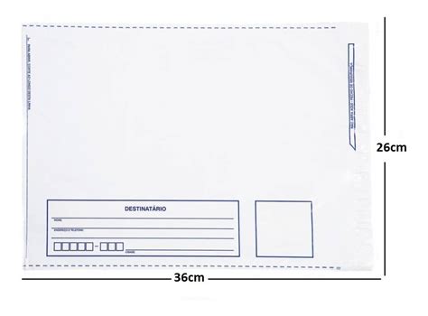 1000 Envelopes P Correios C Destinatário E Remetente 26x36 Frete Grátis