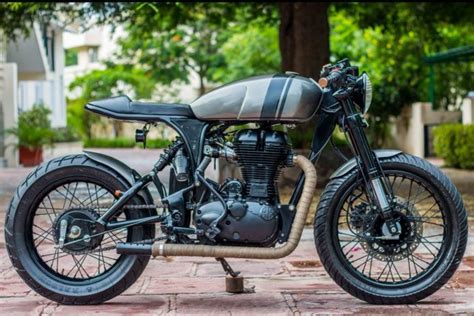 Meet The Royal Enfield Classic 500 Turned Gorgeously Into A Café Racer