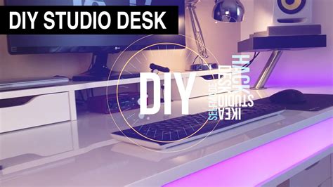 Diy desk ideas that will help you become more productive in a quick and inexpensive way. DIY Studio Desk Tisch 2016 (IKEA Hack) | DANNY CHRIS - YouTube