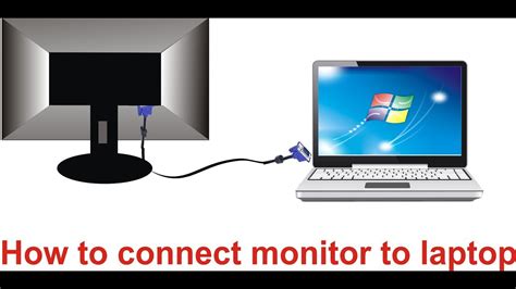 How To Connect Monitor To Laptop Youtube