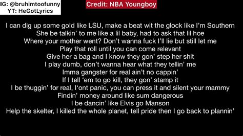Nba Youngboy Bring ‘em Out Official Music Video Lyrics Youtube