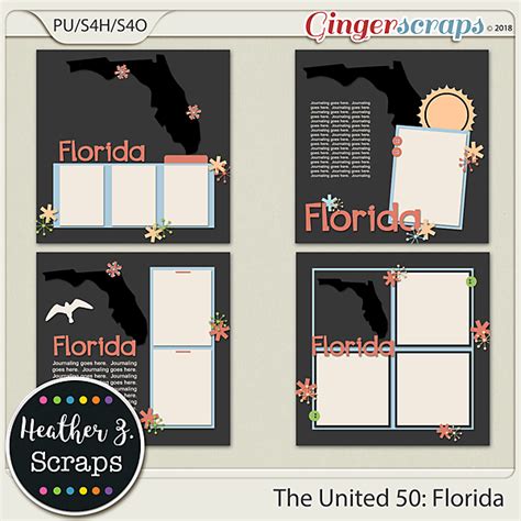 Gingerscraps Bundled Goodies The United 50 Florida Bundle By