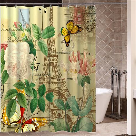 Eco Friendly Bathroom Products High Quality Waterproof Shower Curtain