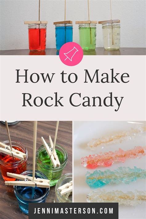 How To Make Rock Candy Easy Recipe Jennie Masterson Make Rock