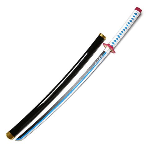 Giyu Tomioka Blue Nichrin Blade Katana Sword