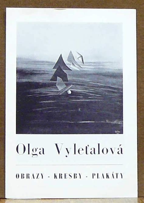 Kniha Olga Vyleťalová Obrazy Kresby Plakáty Antikvariát Václav Beneš