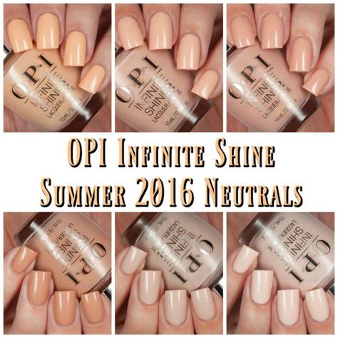 Opi Infinite Shine Summer Collection Swatches And Review