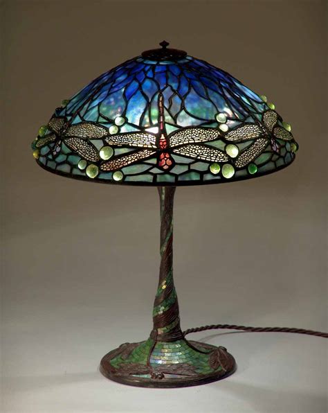 14 Dragonfly Tiffany Lamp 1585 Design Of Tiffany Studios New York