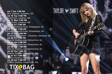 Taylor Swift Tour Dates Lodge State