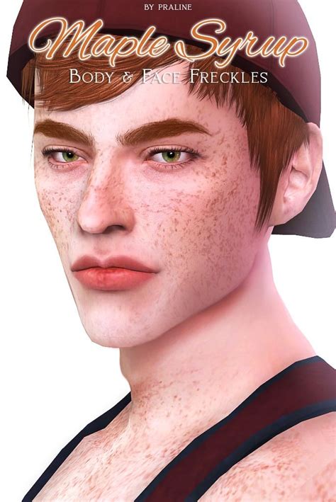Maple Syrup Body And Face Freckles Pralinesims The Sims 4 Skin Sims