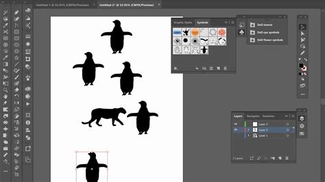 How To Use The Symbols Panel In Adobe Illustrator Youtube