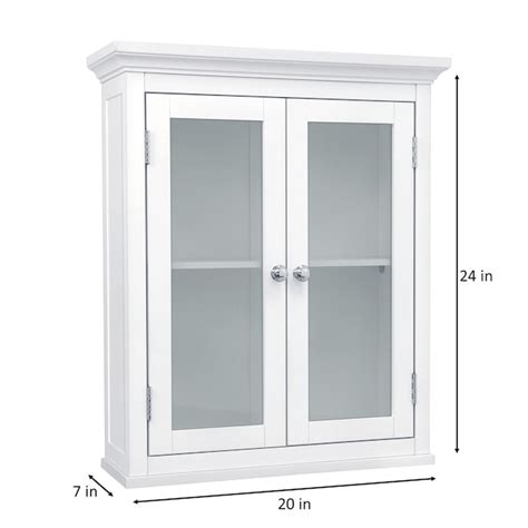 Elegant Home Fashions Madison 20 In W X 24 In H X 7 In D White Bathroom