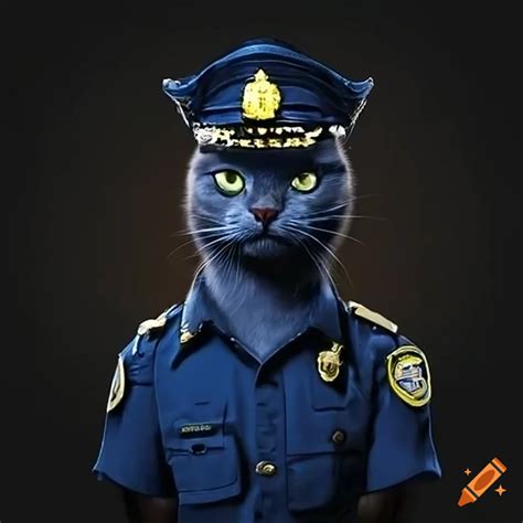 Cat Police Officer On Craiyon