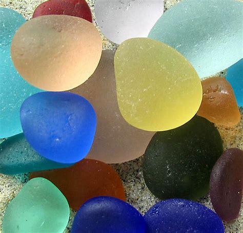 Pile Of Rare Sea Glass 1 Genuine Ocean Tumbled Sea Glass… Flickr