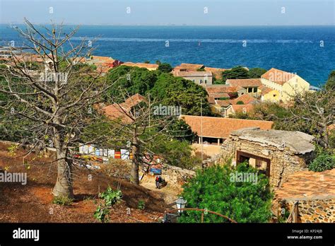 Overview Of The Village From The Castel Ile De Goree Goree Island