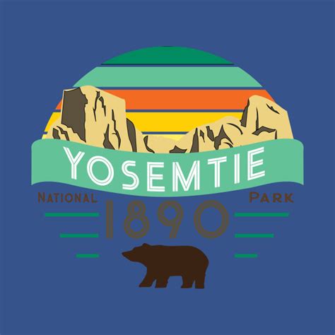 Retro Style Yosemite National Park Logo Retro Hoodie Teepublic