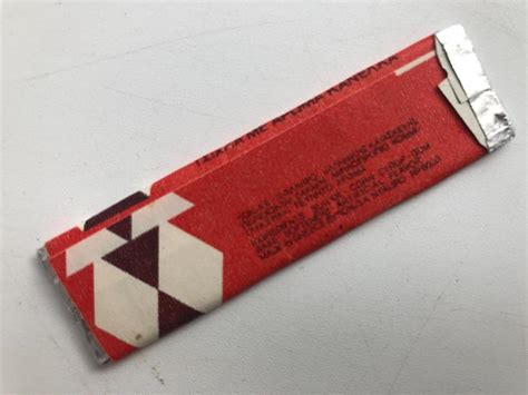 Stará řecká Nerozbalená Plátková žvýkačka Ion Cinnamon Chewing Gum