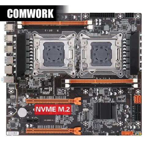 เมนบอร์ด Kllisre X79 Server E Atx Lga 2011 Dual Cpu Mainboard Motherboard Xeon Workstation