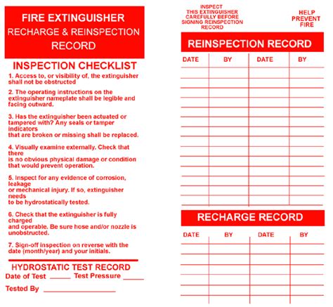 Fire Extinguisher Inspection Report Template Use This Fire Marshal