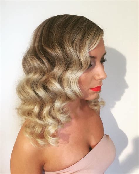 Beautiful Hollywood Blonde Glamour Bridal Waves By Aveda Artist Whitney