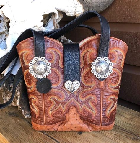 Cowboy Boot Purse Handbag Shoulder Bag Handmade Etsy In 2021 Cowboy