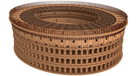 3d Model Roman Colosseum Turbosquid 1835044