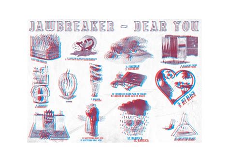 Jawbreaker Band Poster A4 Coloured Print Dear You 90s Etsy