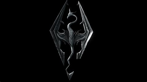 Skyrim Logo Wallpapers And Backgrounds 4k Hd Dual Screen
