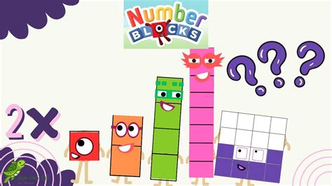 Numberblocks Numberblocks X 2 Draw Numberblocks Number Land ️🧡💛💚💙