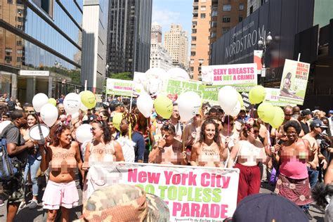 11th Annual GoTopless Day Kicks Off In NYC See Photos New York City