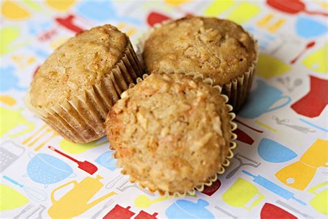 Casual Cuisine Carrot Apple Coconut Muffins