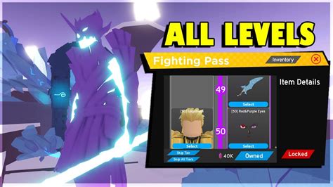 All Levels Unlocked In New Fighting Pass Season 5 In Anime Fighting