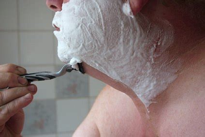 Make sure you soften the hairs and open the pores in your skin with warm it gets better though: How to Shave Without Getting Razor Bumps | eHow