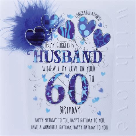 60th Husband Birthday Wjb Zestts
