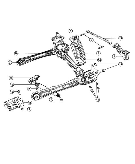 Chrysler Town And Country Shock Absorber Kit Suspension Rear