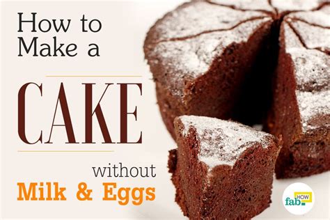 This basic italian cake recipe definitely fits the bill. How to Make a Cake without Milk and Eggs | Fab How