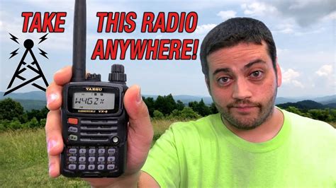 Yaesu Vx 6r Initial Review Clip 14 And Other Accessories Youtube