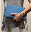Concealed Carry Purse  Cool Blue Leather Compact Gun Handbags