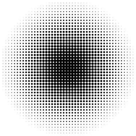 Circle Halftone Screentone Vector Illustrations Dots Dotted Speckles