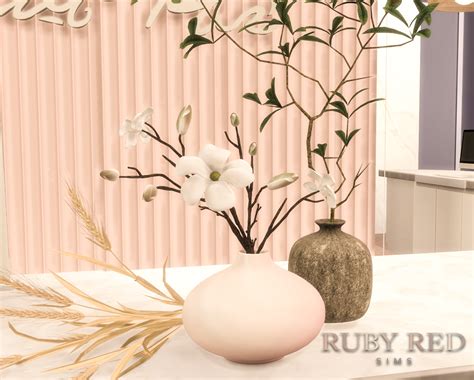 Sims 4 Wellness And Beauty Spa Center Cc Set Ruby Red Sims