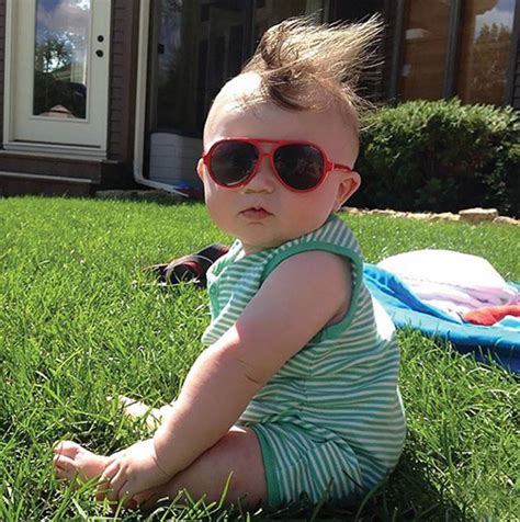 Parents Share Pics Of Babies Born With Full Heads Of Hair