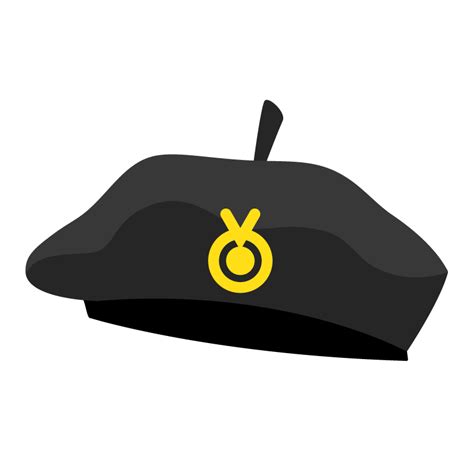 Black Army Beret - Box Critters Wiki png image