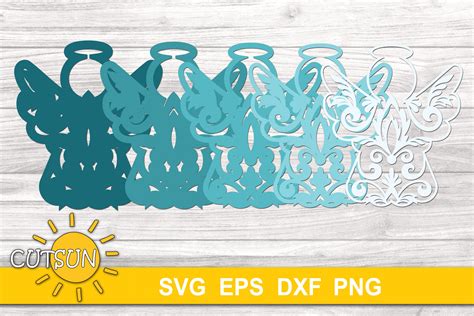 Layered Angel Svg - 111+ SVG File for Silhouette
