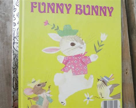 Funny Bunny Little Golden Book Original Printing Etsy