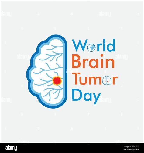 World Brain Tumor Day Vector Illustration Use For Greeting Card