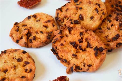 Cookies de chorizo y tomates secos