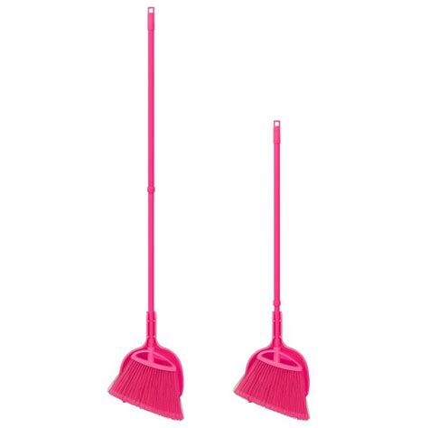 Broom And Dustpan Pink By Tango Home Broom And Dustpan