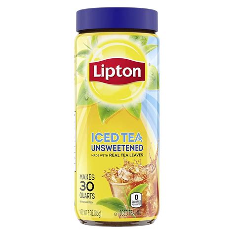 Buy Lipton Unsweetened Iced Tea Mix 3 Oz Online At Lowest Price In