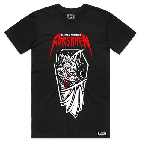 Forsaken Unisex T Shirt Gothic Alternative Occult Clothing Brand