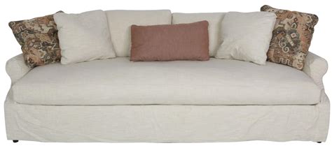 Robin Bruce Bristol Contemporary Slipcovered Sofa With Bench Cushion Sprintz Furniture Sofas